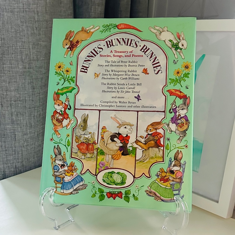 Bunnies Bunnies Bunnies Treasury of Stories, Songs, and Poems Hardcover Book